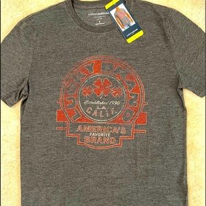 Lucky Brand Men’s Graphic T Shits/ Small/ Dark Gray ( Y-M1)